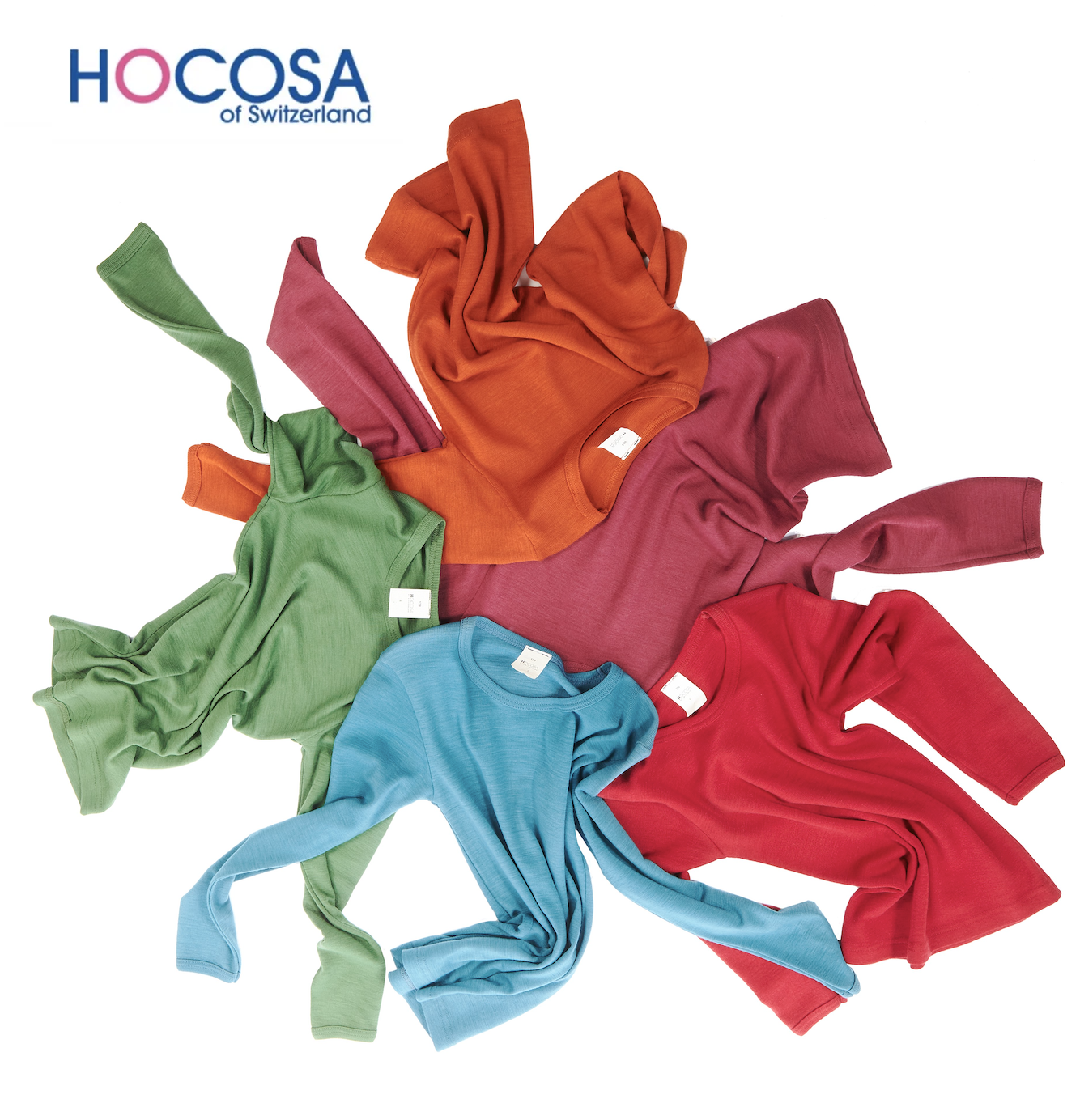 Hocosa of Switzerland Baby Wool/Silk Blend Short Sleeve Bodysuit